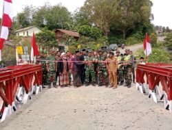 Jembatan Bailey Ruas Lintas KKA Bener Meriah Resmi Difungsikan