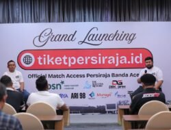 Persiraja Launching Tiketpersiraja.id, Tiket Online Musim Ini Tidak Perlu Tukar Gelang Lagi