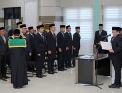 Lantik Pejabat Eselon II, Wali Kota Sabang Tekankan Pentingnya Disiplin
