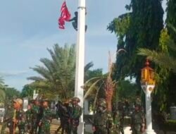 TNI Turunkan Bendera Bulan Bintang di Masjid Raya Baiturrahman