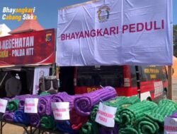 Bhayangkari dan Polda NTT Salurkan Dukungan bagi Pengungsi Gempa di Sikka