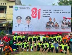 Usai Pawai Budaya, DLH Abdya Siagakan Puluhan Petugas Bersihkan Sampah Kota