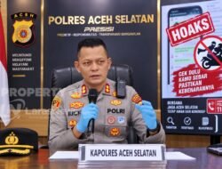 Kapolres Pastikan Isu Pembegalan di Aceh Selatan Adalah Hoaks