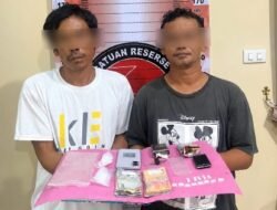 Satresnarkoba Polres Aceh Tenggara Ciduk Dua Pria Bersama 13 Paket Sabu