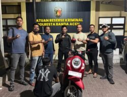 Pinjam Motor Alasan Ambil Paket, Pria di Aceh Besar Malah Gadaikan Honda Scoopy Milik Teman