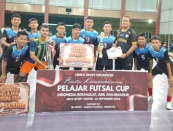 SMKN 1 Labuhanhaji Juara Turnamen Futsal Pelajar