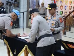 Kapolda Aceh Pimpin Sertijab Dua PJU dan Lima Kapolres Jajaran