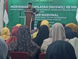 Musywil ICMI Aceh VIII, Taqwaddin: Cendekiawan Harus Santun dan Bekerja untuk Aceh Mulia