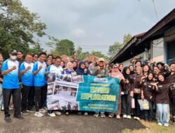 44 Mahasiswa Teknik Lingkungan ITERA Belajar Pengolahan Air di Way Rilau