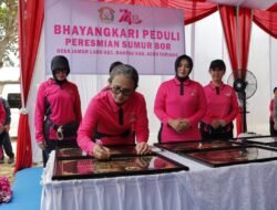82 Titik Sumur Bor dan Instalasi Air Bersih Bhayangkari Peduli di Aceh Diresmikan