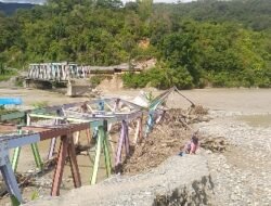 Warga Mbarung Aceh Tenggara Minta Jembatan Gantung Sementara Dibangun