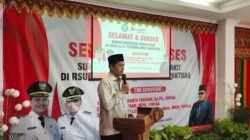 Bupati Mirwan Buka Survei Akreditasi RSUD Yuliddin Away
