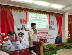 Bupati Mirwan Buka Survei Akreditasi RSUD Yuliddin Away
