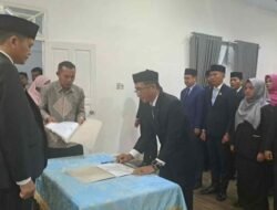 Bupati Aceh Selatan Lantik Dedi Syafputra sebagai Sekwan DPRK