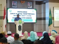 Salurkan Zakat dan Infaq, Wali Kota Sabang Tekankan Transparansi dan Tepat Sasaran
