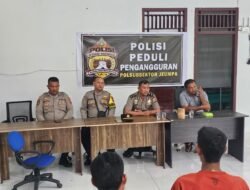 Polsek Jeumpa Sosialisasikan Program POLIRAN untuk Bantu Pengangguran